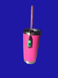 Screaming pickle straw charm
